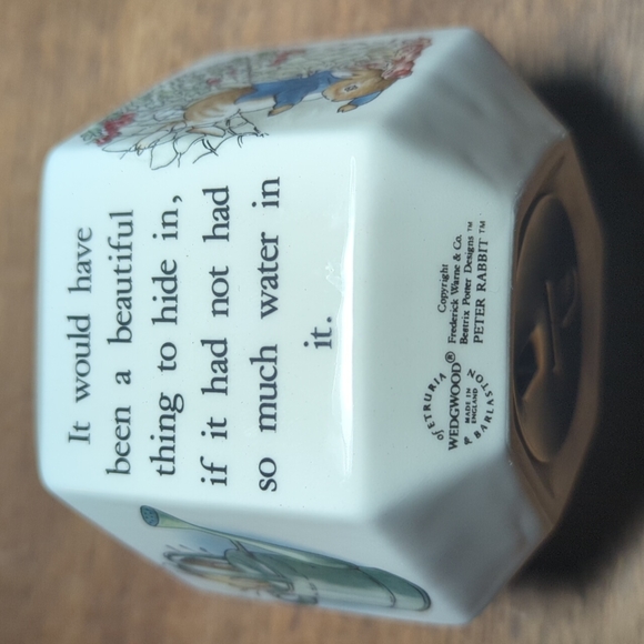 WEDGWOOD of Etruria Beatrix Potter Peter Rabbit Bank - Picture 3 of 8